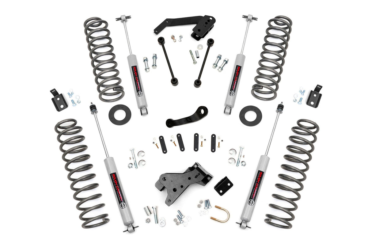 Rough Country 4 Inch Lift Kit | Jeep Wrangler JK 4WD (2007-2018)