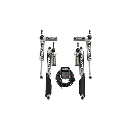 Falcon Shocks SP2 3.5 e-Adjust Piggyback Front and Rear Shocks for 0 to 1.50-Inch Lift (18-26 2.0L or 3.6L Jeep Wrangler JL 2-Door)