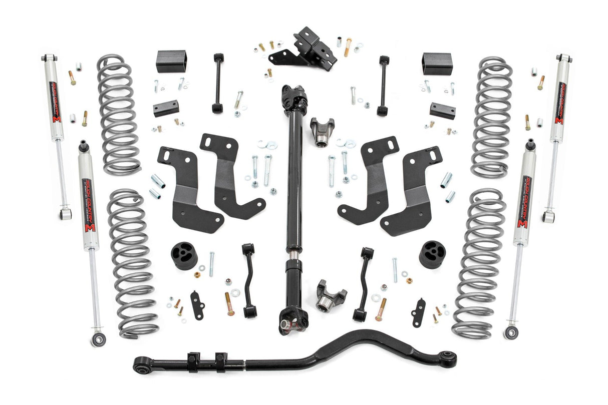 Rough Country 3.5 Inch Lift Kit | C/A Drop | FR D/S | Jeep Wrangler JL 4WD (2018-2023)