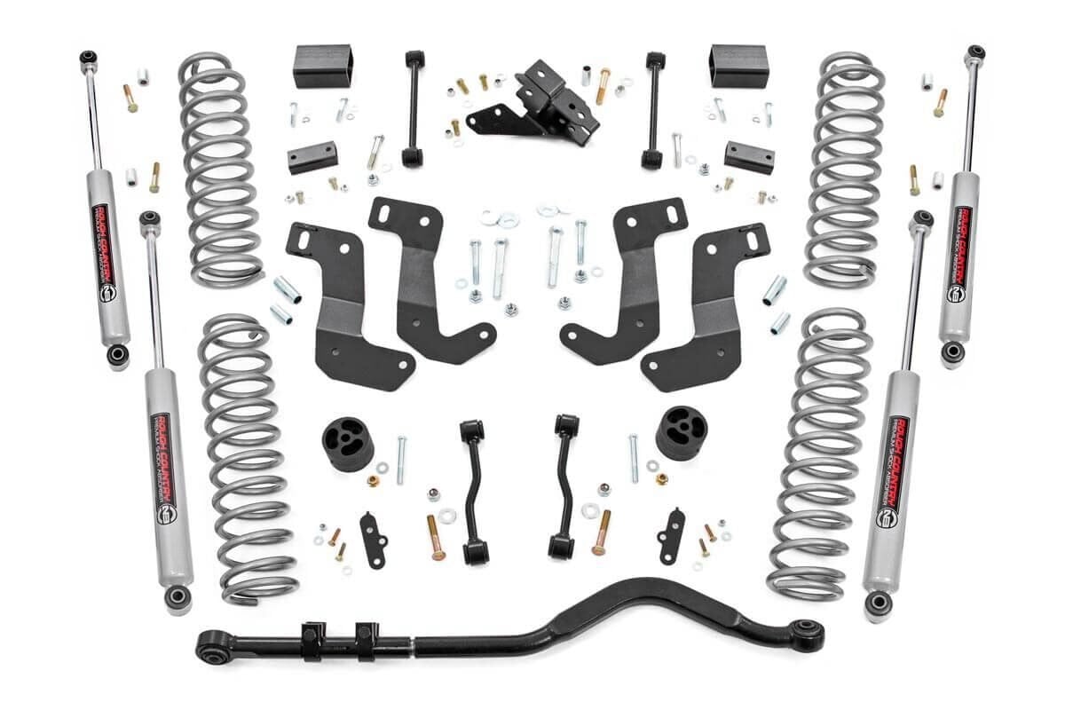 Rough Country 3.5 Inch Lift Kit | C/A Drop | 2-Door | Jeep Wrangler JL 4WD (2024-2026)