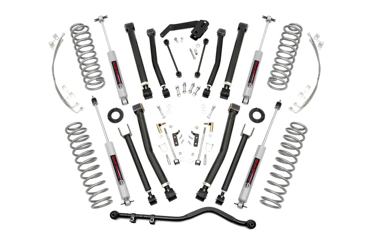 Rough Country 4 Inch Lift Kit | X-Series | Jeep Wrangler JK 4WD (2007-2018)