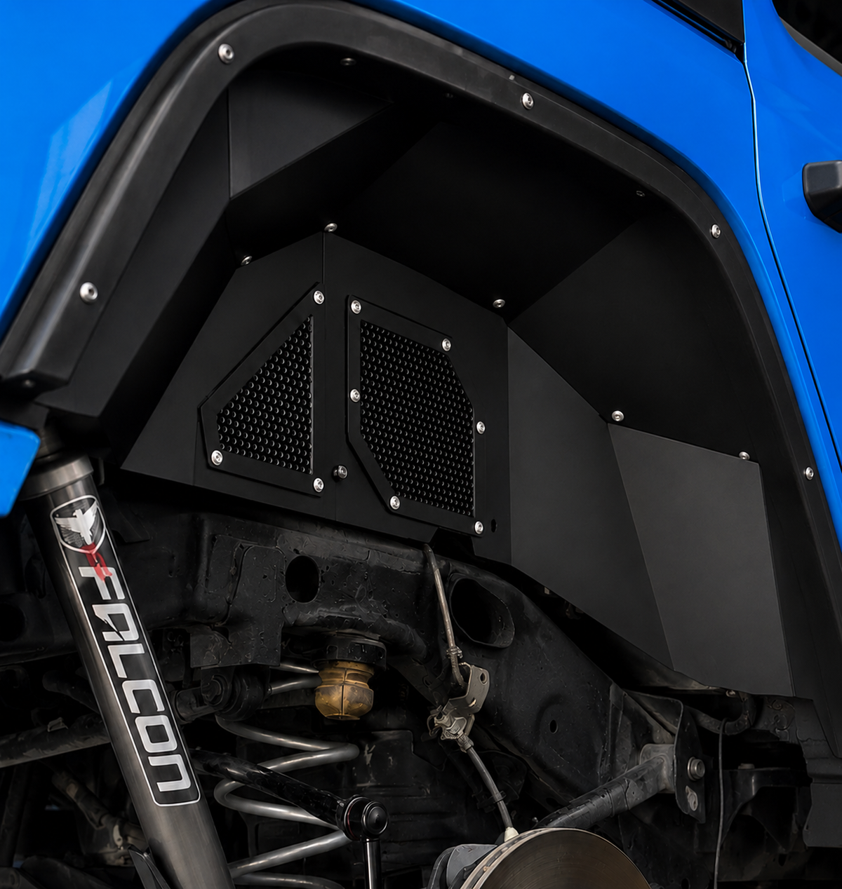 Trail Ops Rear Inner Fender Liners with Mesh | 2007-2018 Jeep Wrangler JK & JKU