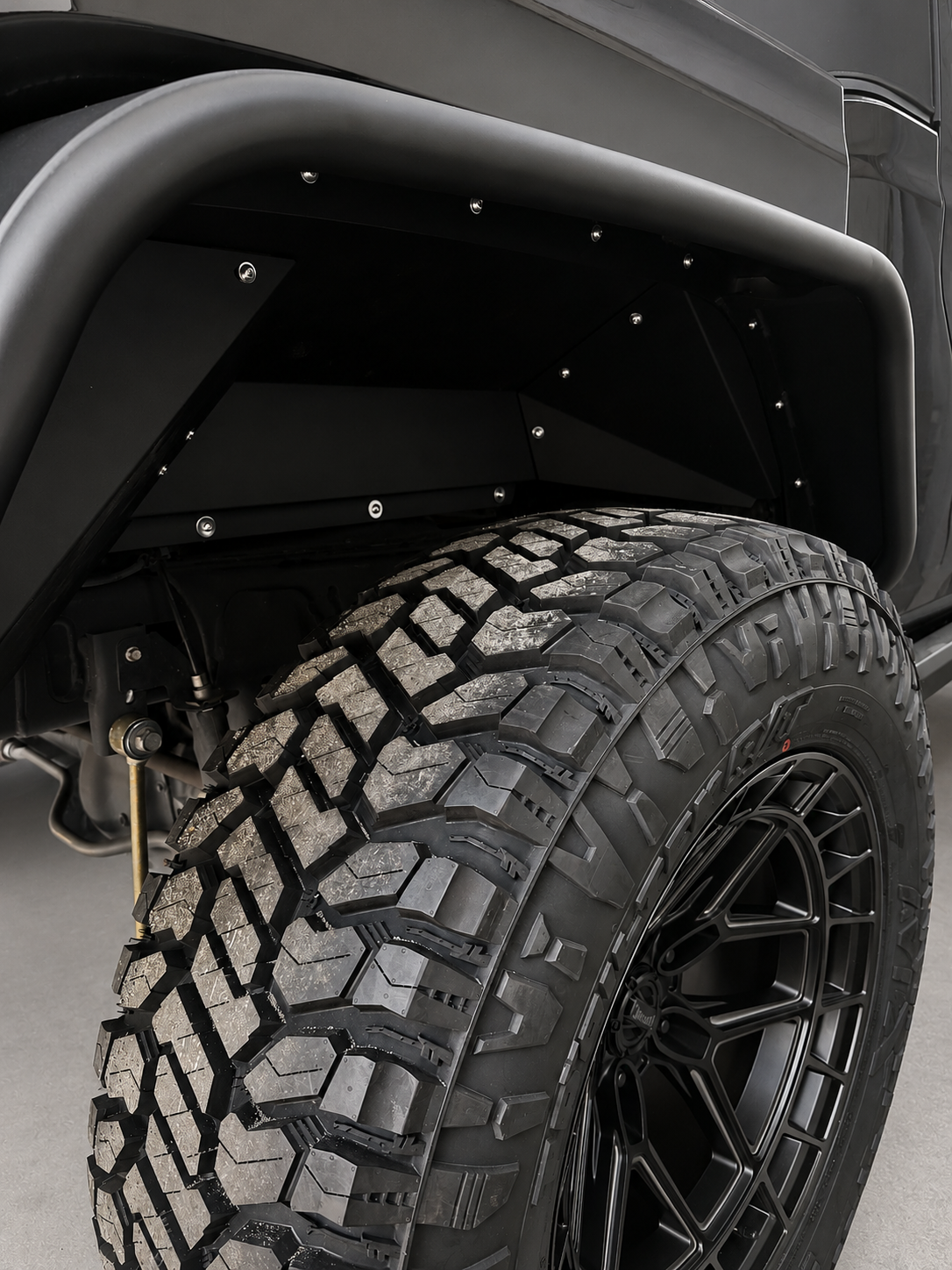 Trail Ops Rear Inner Fender Liners – Black | Jeep Wrangler Gladiator JT (2018–2026)