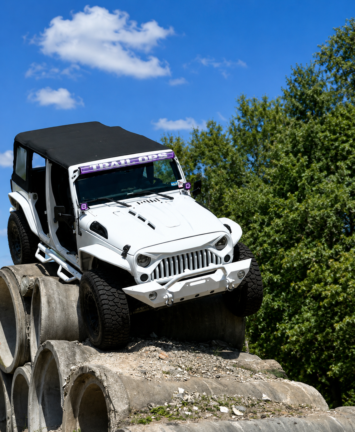 Trail Ops Tubular Fender Flares – Jeep Wrangler JK / JKU (2007–2018)