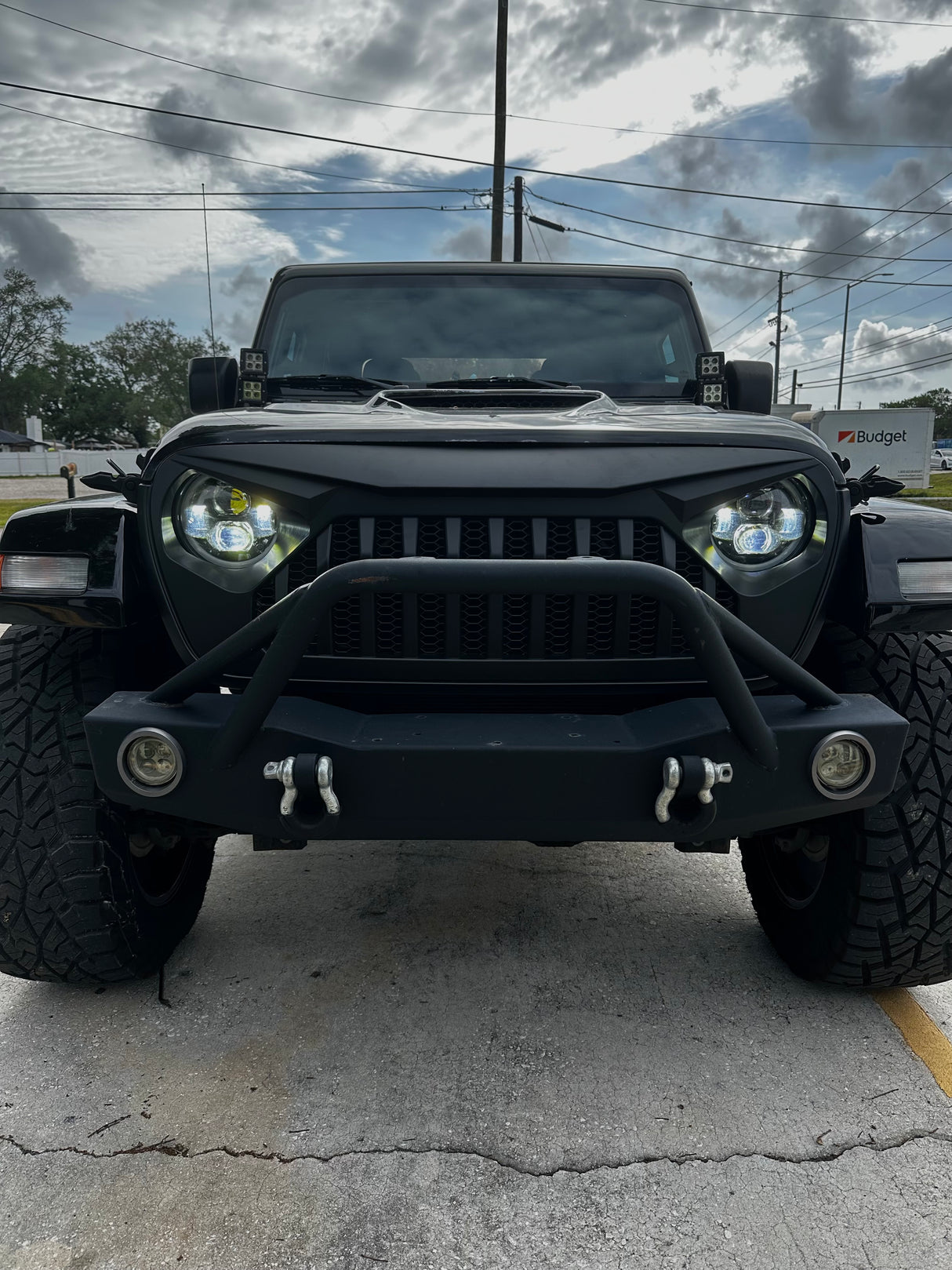 Trail Ops JL/JLU/JTU Angry Eyes Grill