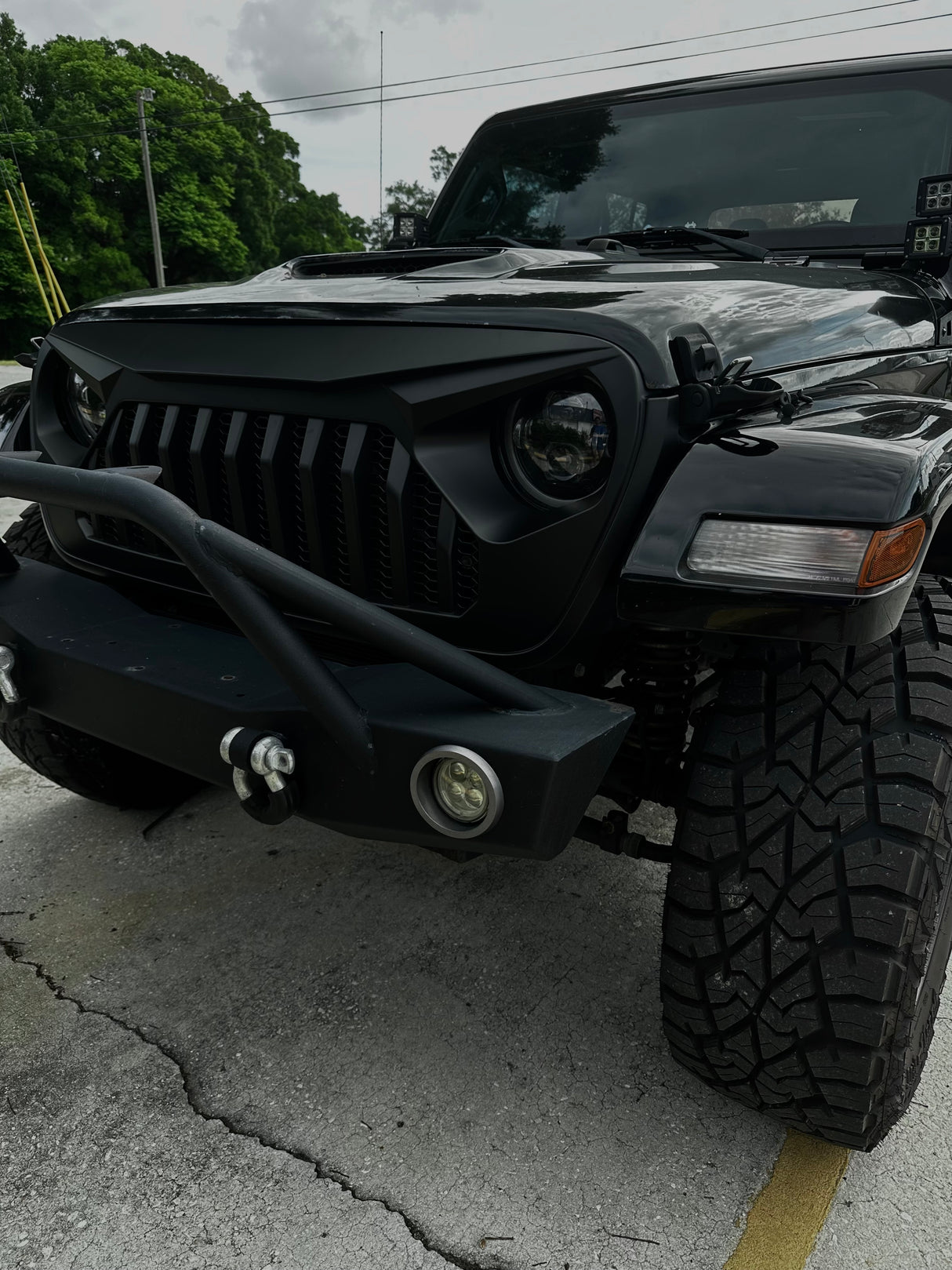 Trail Ops JL/JLU/JTU Angry Eyes Grill