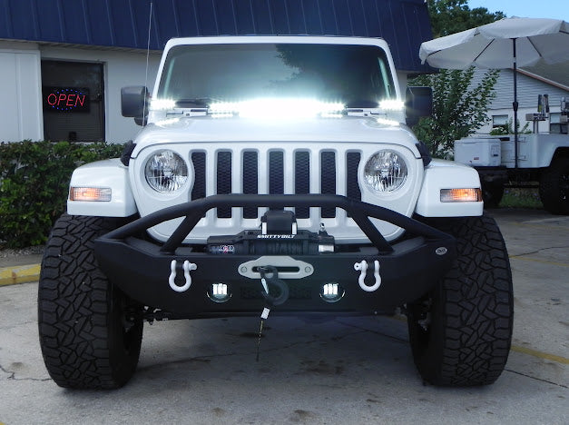 Trail Ops LED Fog Lights | Jeep JK/JKU/JL/JLU & Gladiator JT (4- Point Mount)