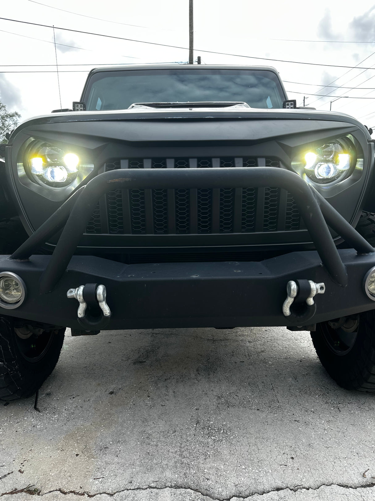Trail Ops JL/JLU/JTU Angry Eyes Grill
