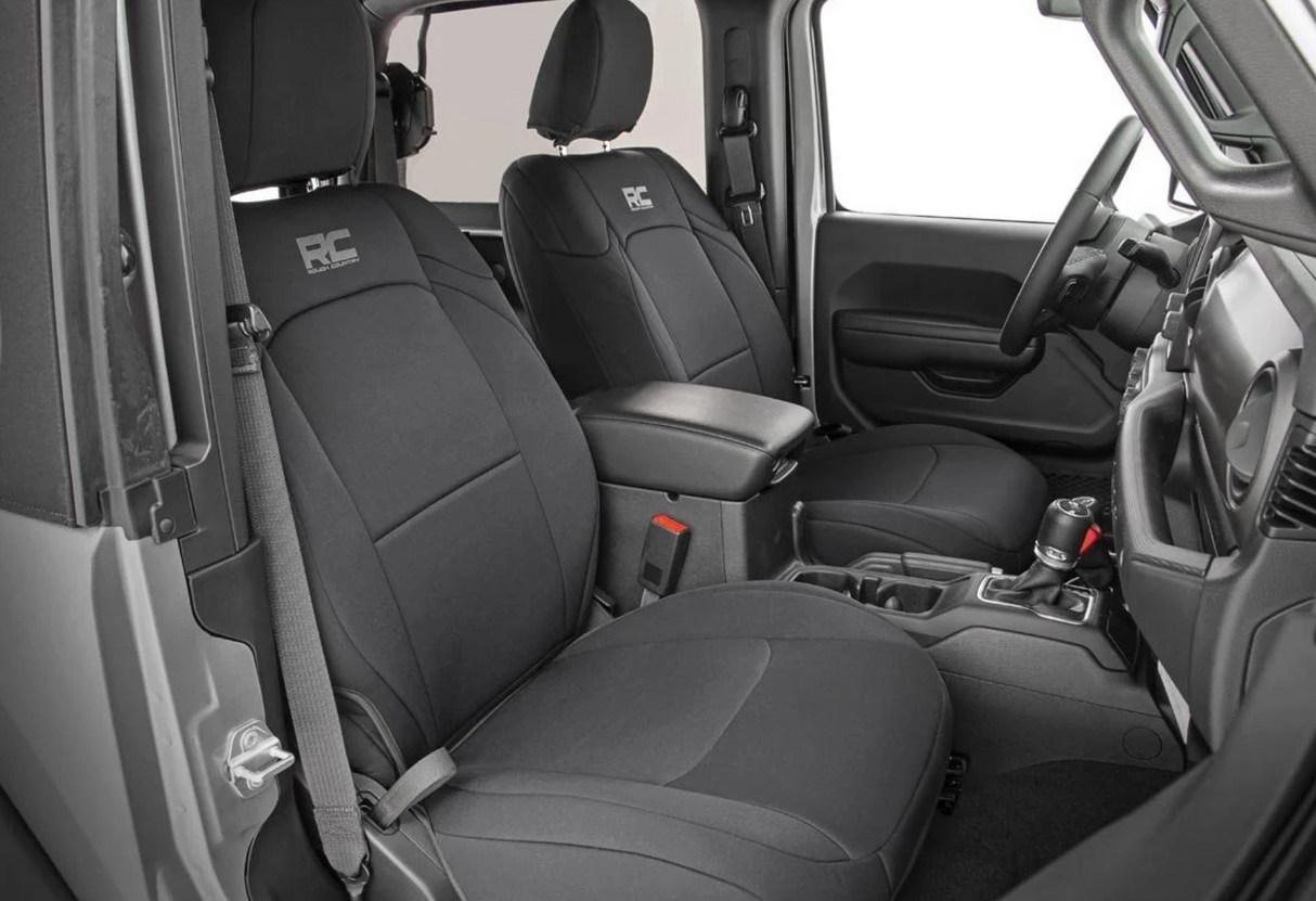Seat Covers | Front and Rear | Jeep Wrangler Unlimited 4WD (2018-2026)
