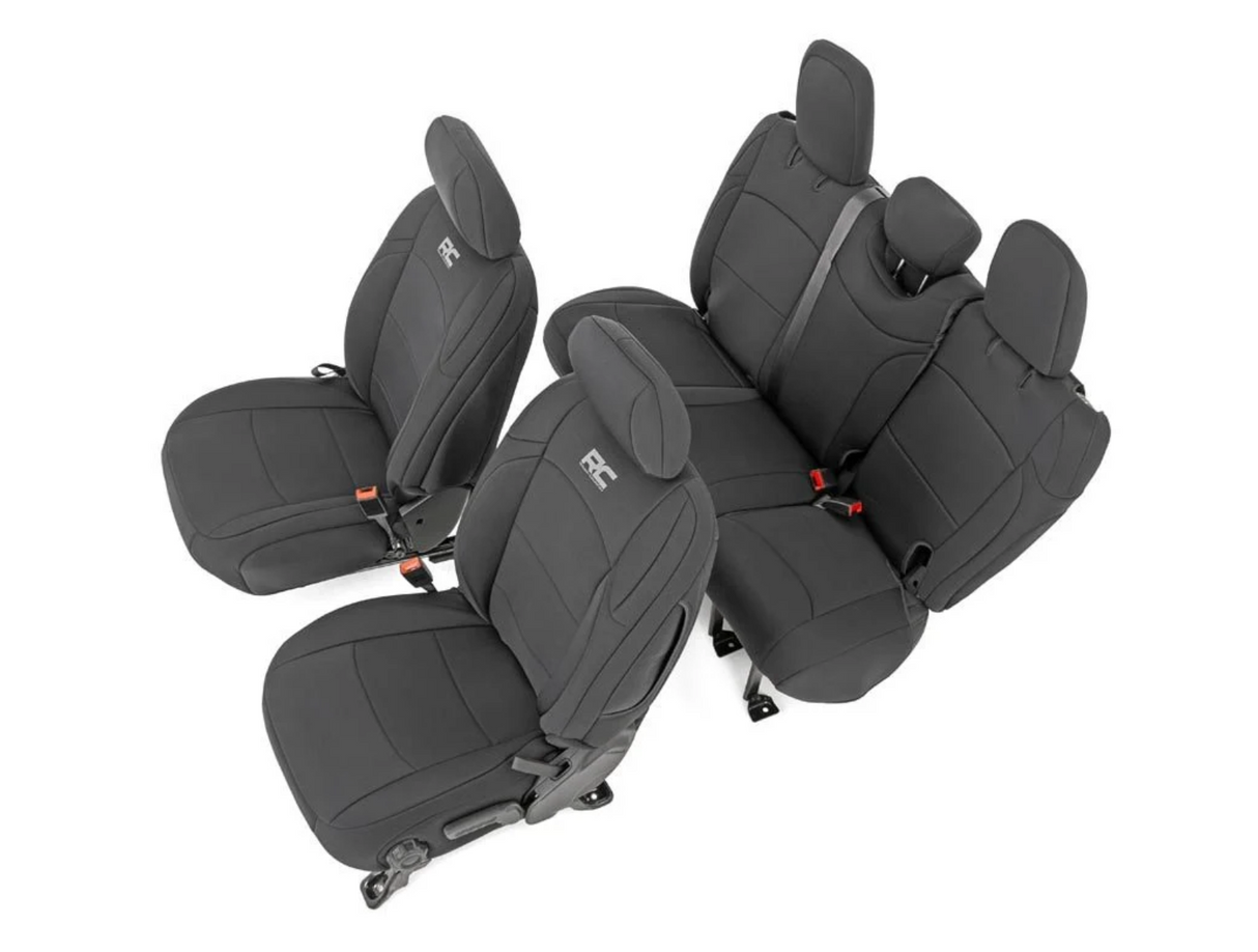 Seat Covers | Front and Rear | Jeep Wrangler Unlimited 4WD (2018-2026)