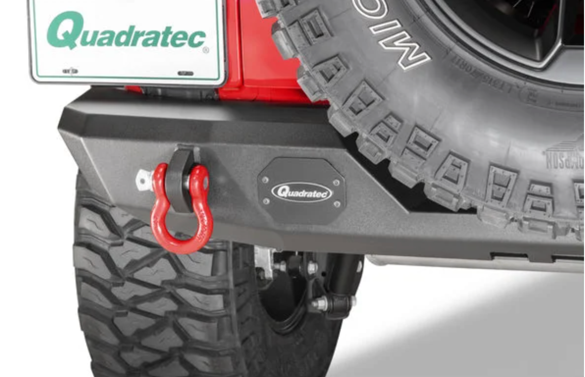 Quadratec Mid Width Rear Bumper for 07-18 Jeep Wrangler JK