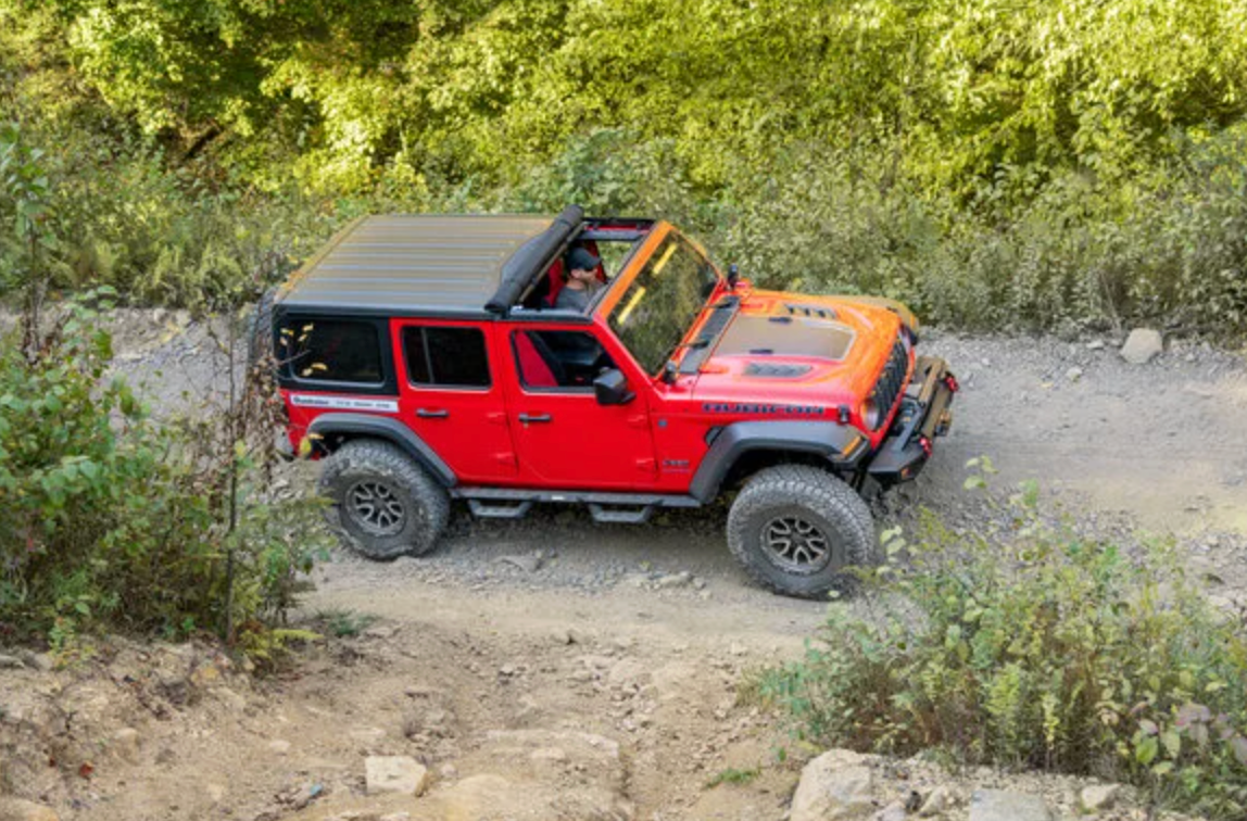 QuadraTop Skylite Roll Top for Hardtop in Twill for Jeep Wrangler JL & Gladiator JT