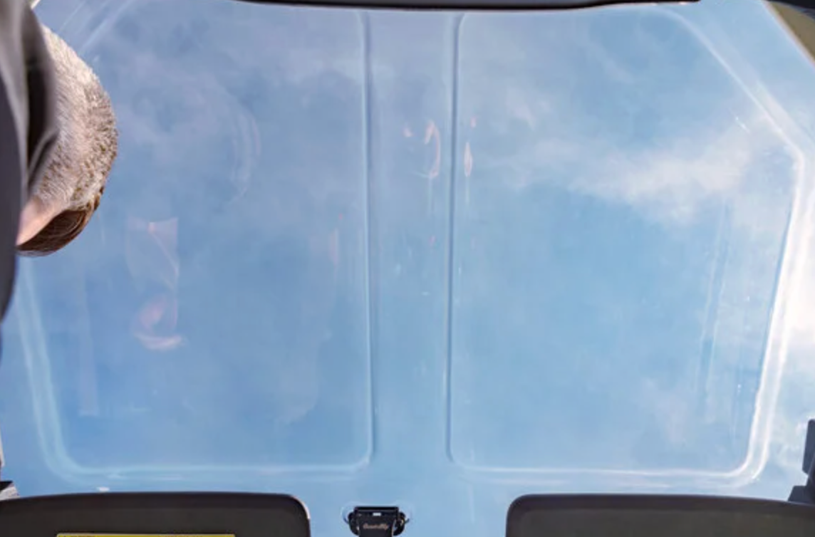 QuadraTop SkyLite Clear Hardtop Panel for 09-18 Jeep Wrangler JK