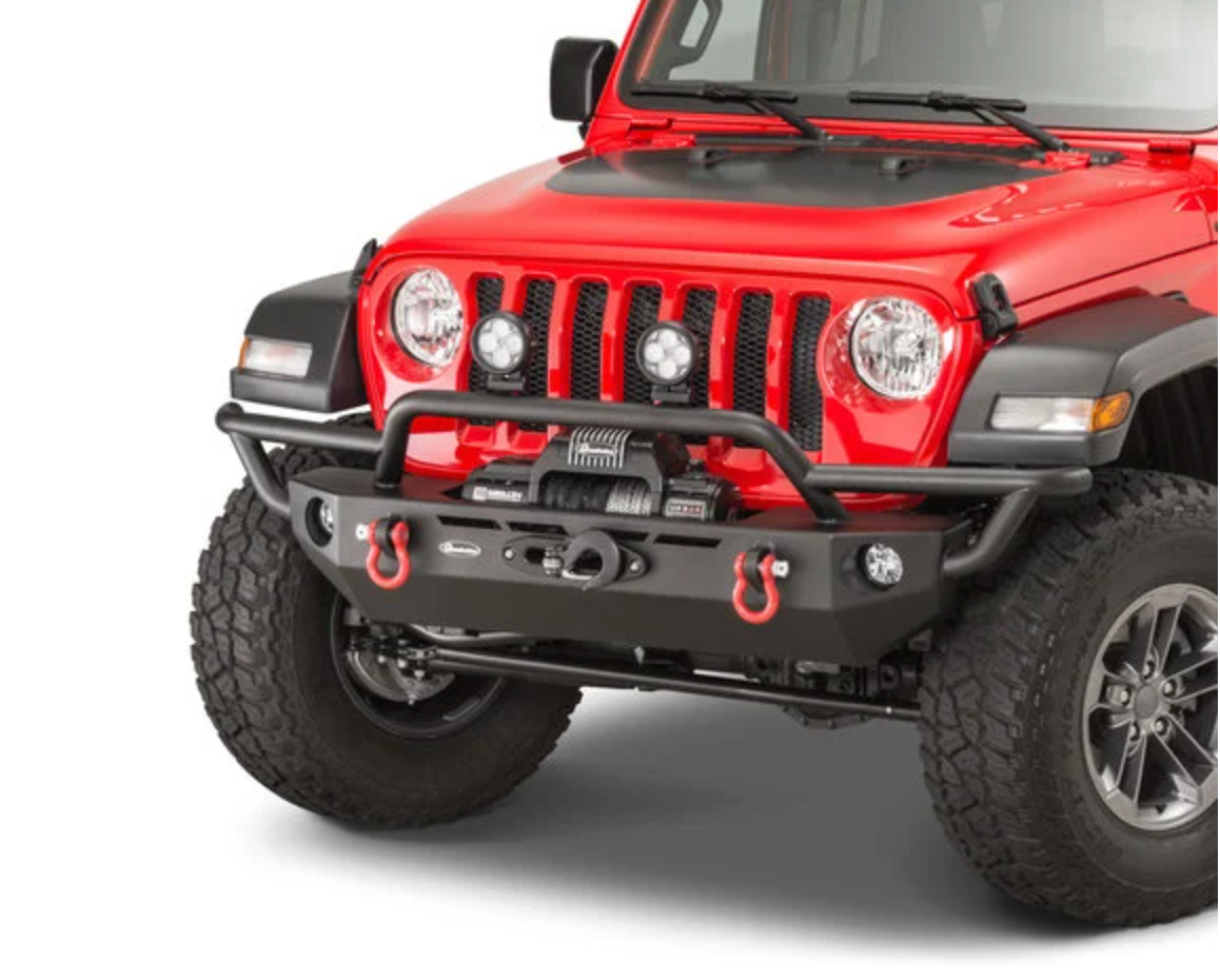 Quadratec QRC Front Winch Ready Bumper Without Winch for 18-26 Jeep Wrangler JL and 20-26 Gladiator JT