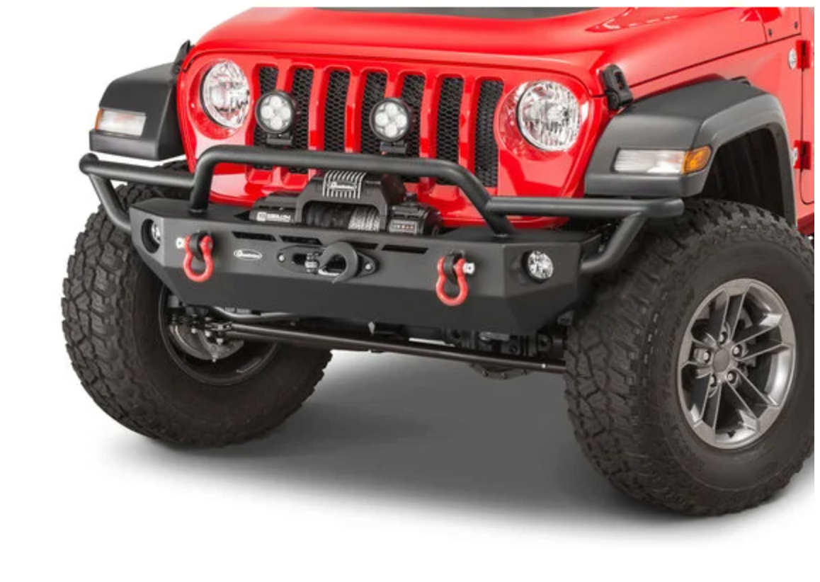 Quadratec QRC Front Winch Ready Bumper Without Winch for 18-26 Jeep Wrangler JL and 20-26 Gladiator JT