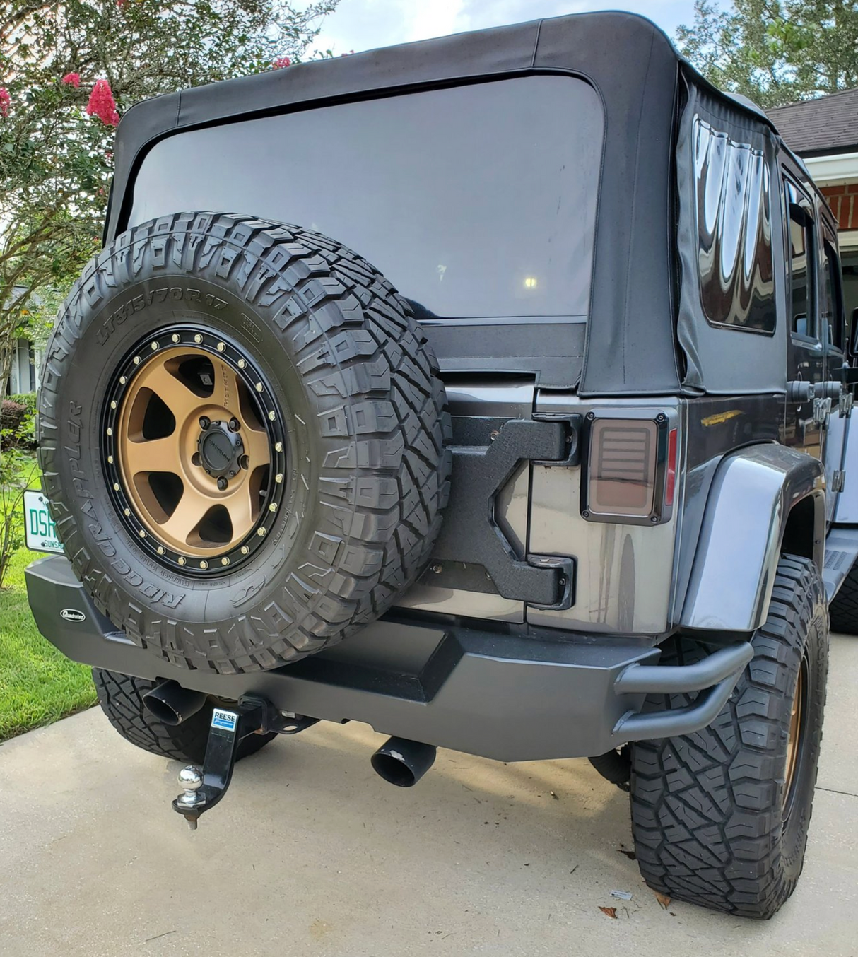 Quadratec QRC Rear Bumper for 07-18 Jeep Wrangler JK