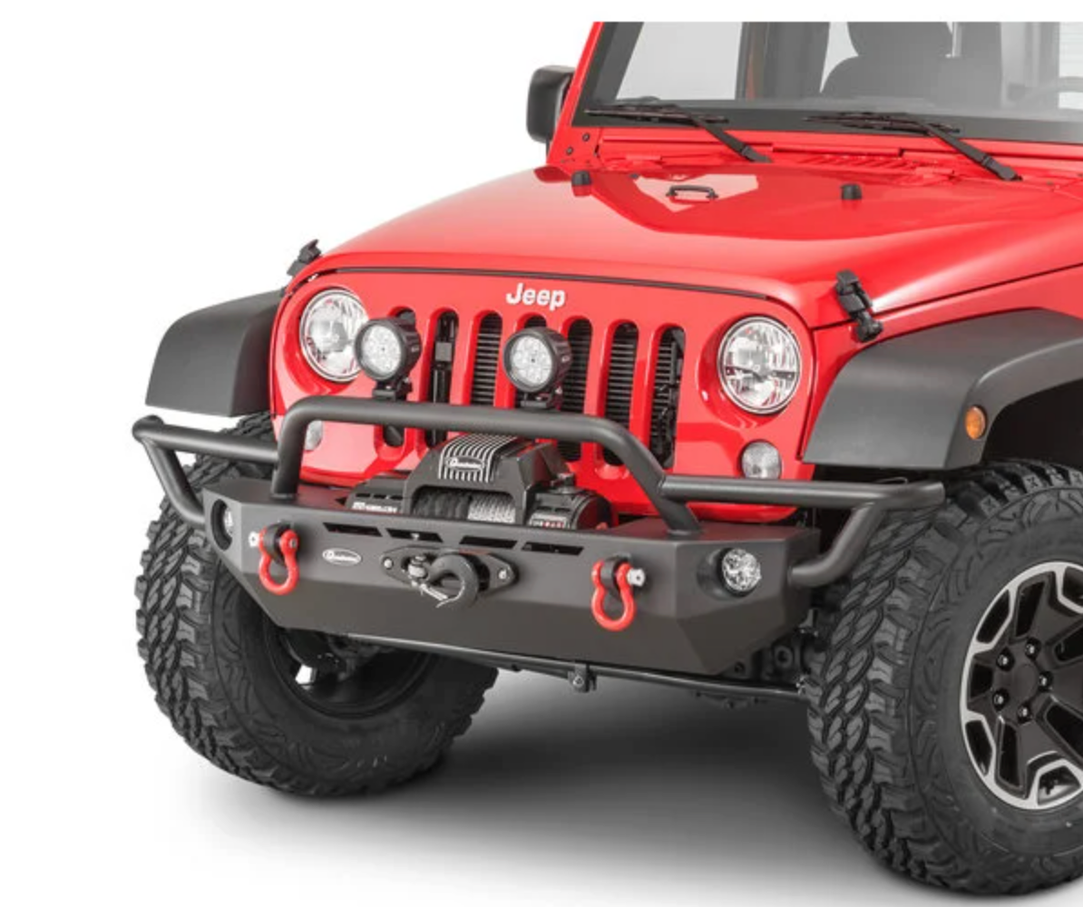 Quadratec QRC Front Winch Ready Bumper Full Width Without Winch for 07-18 Jeep Wrangler JK