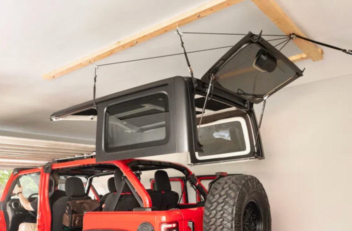 QuadraTop 4-Point Hardtop Hoist System JK, JKU, JL, JLU, JTU