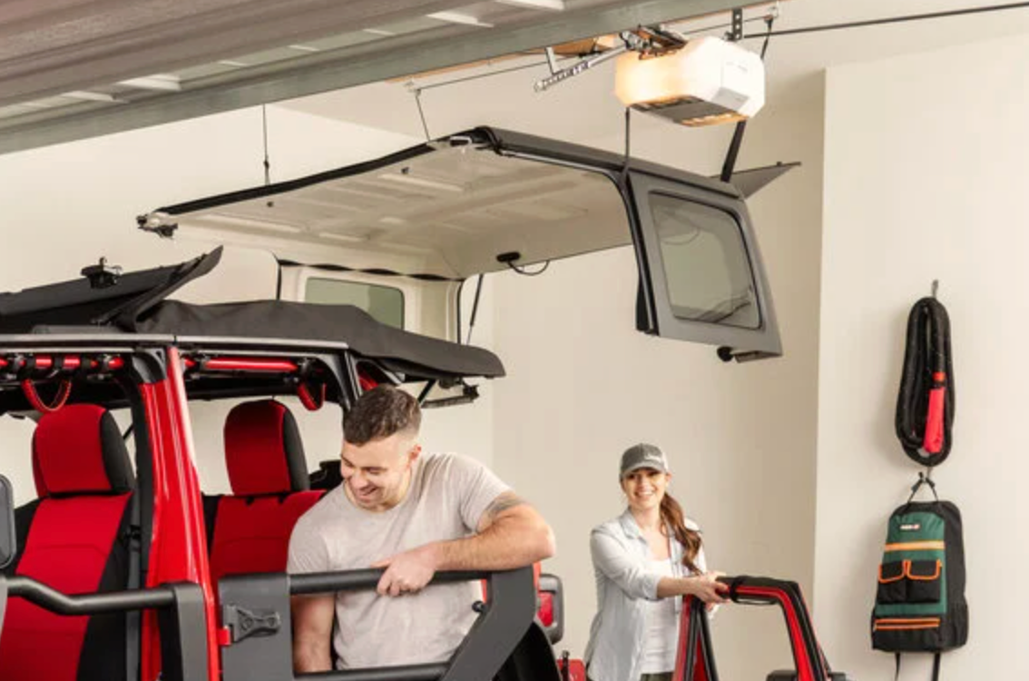 QuadraTop 4-Point Hardtop Hoist System JK, JKU, JL, JLU, JTU