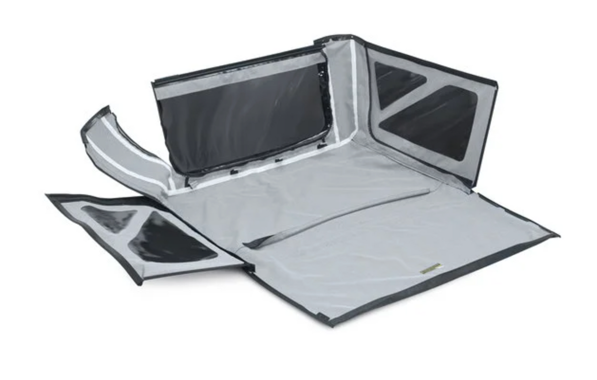 QuadraTop Replacement Soft Top with Tinted Windows in Black Diamond for 07-18 Jeep Wrangler Unlimited JKU 4 Door