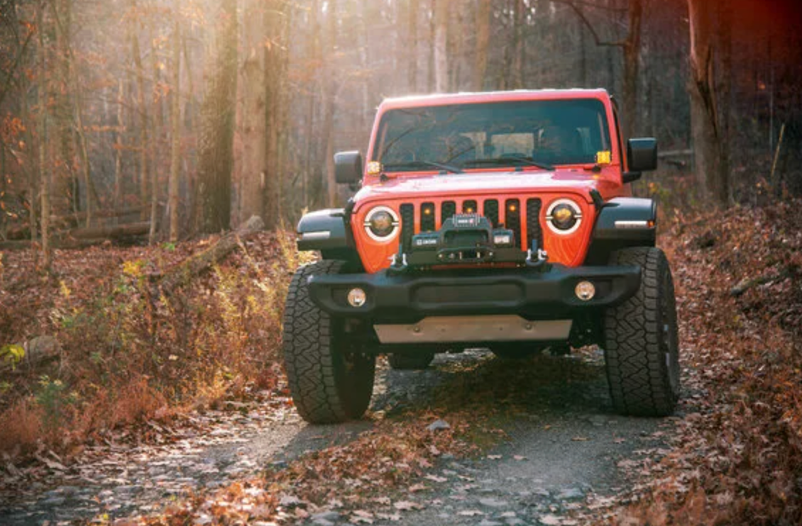 Carnivore Winch Mounting Plate for 18-26 Jeep Wrangler JL & Gladiator JT with Factory Steel Bumper