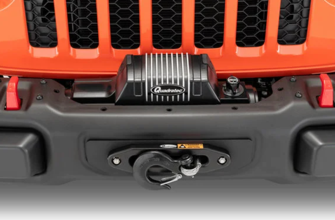 Carnivore Winch Mounting Plate for 18-26 Jeep Wrangler JL & Gladiator JT with Factory Steel Bumper