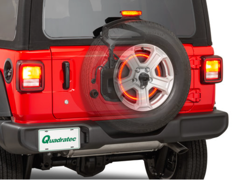 Quadratec 3rd Brake Light LED Ring for 18-26 Jeep Wrangler JL