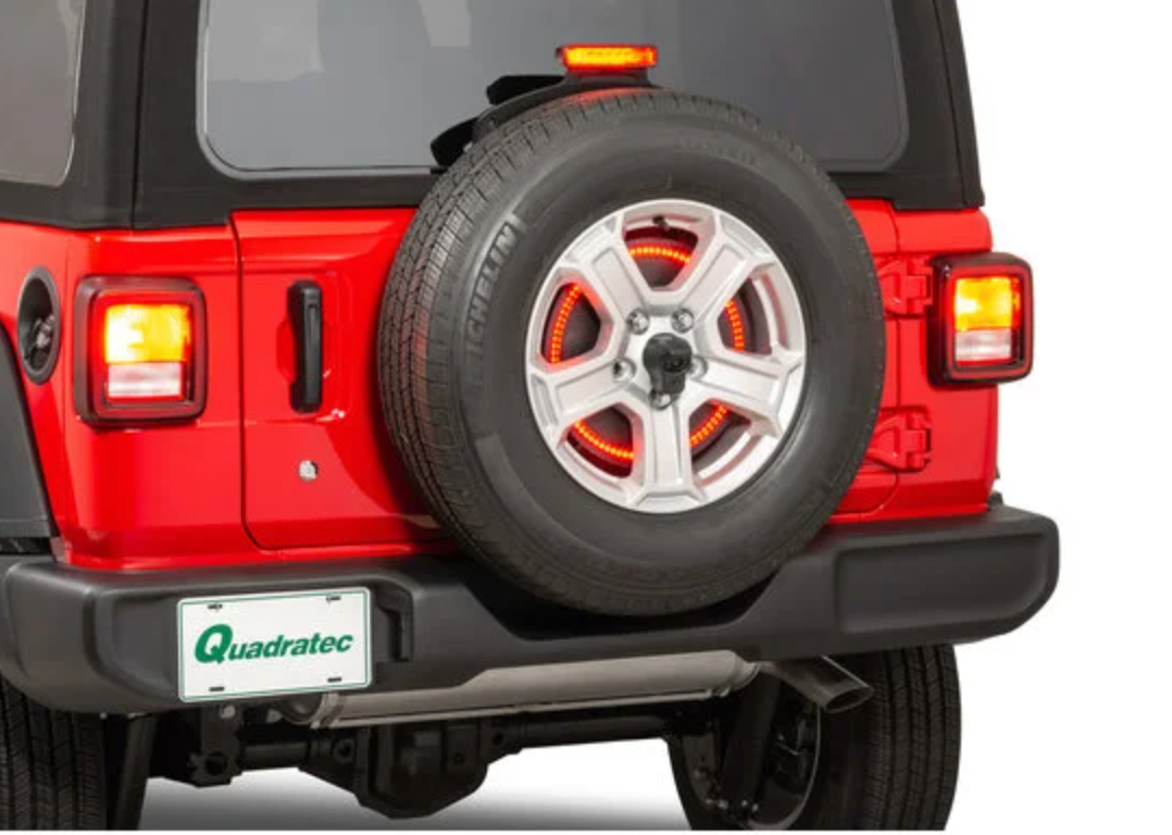 Quadratec 3rd Brake Light LED Ring for 18-26 Jeep Wrangler JL