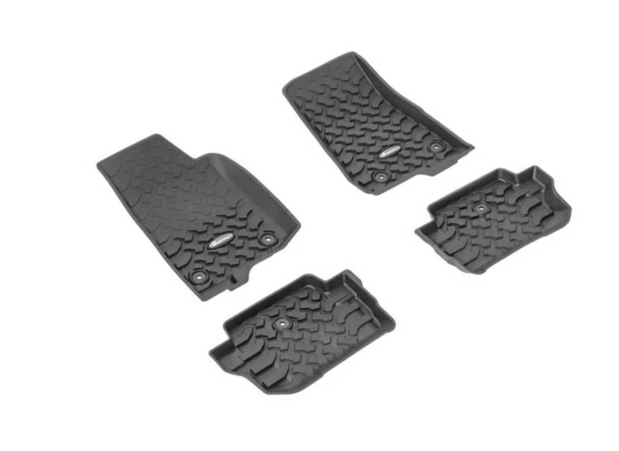 Quadratec Ultimate All Weather Floor Liners for 18-26 Jeep Wrangler JL 2-Door