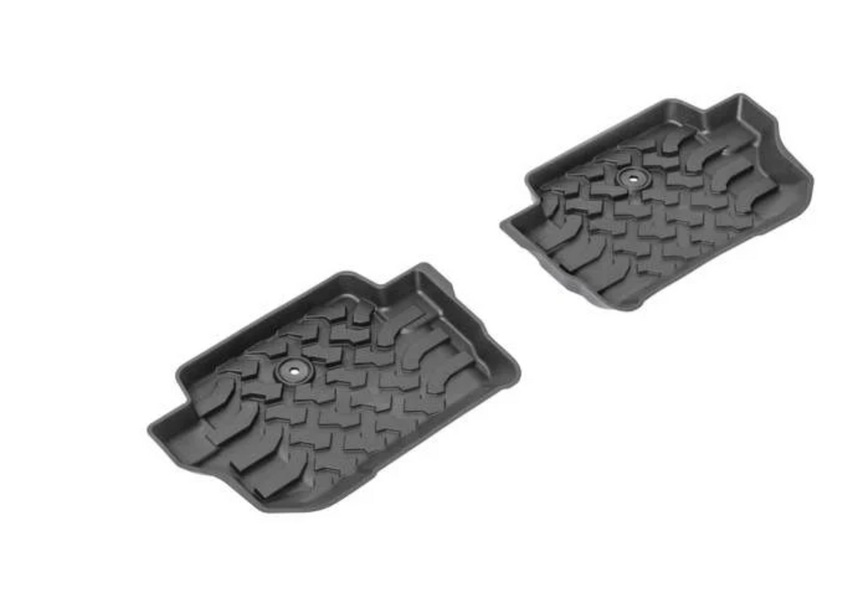 Quadratec Ultimate All Weather Floor Liners for 18-26 Jeep Wrangler JL 2-Door
