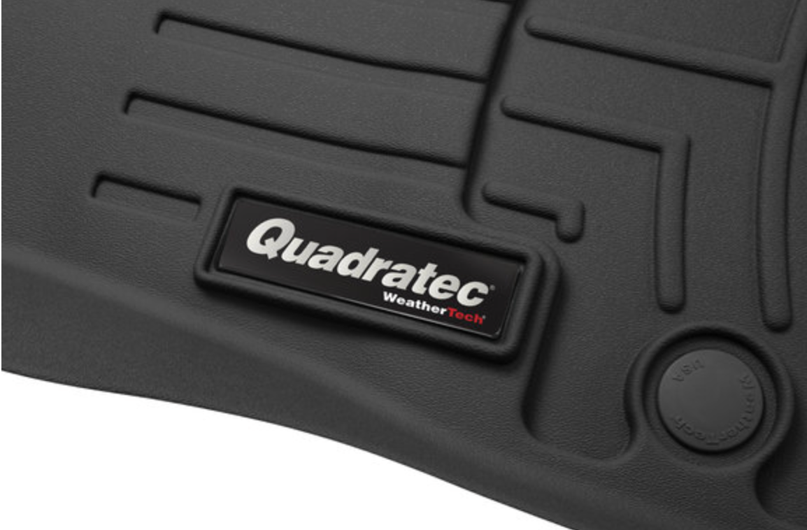 Quadratec DigitalFit Front and Rear Liners by WeatherTech for 18-26 Jeep Wrangler JL Unlimited