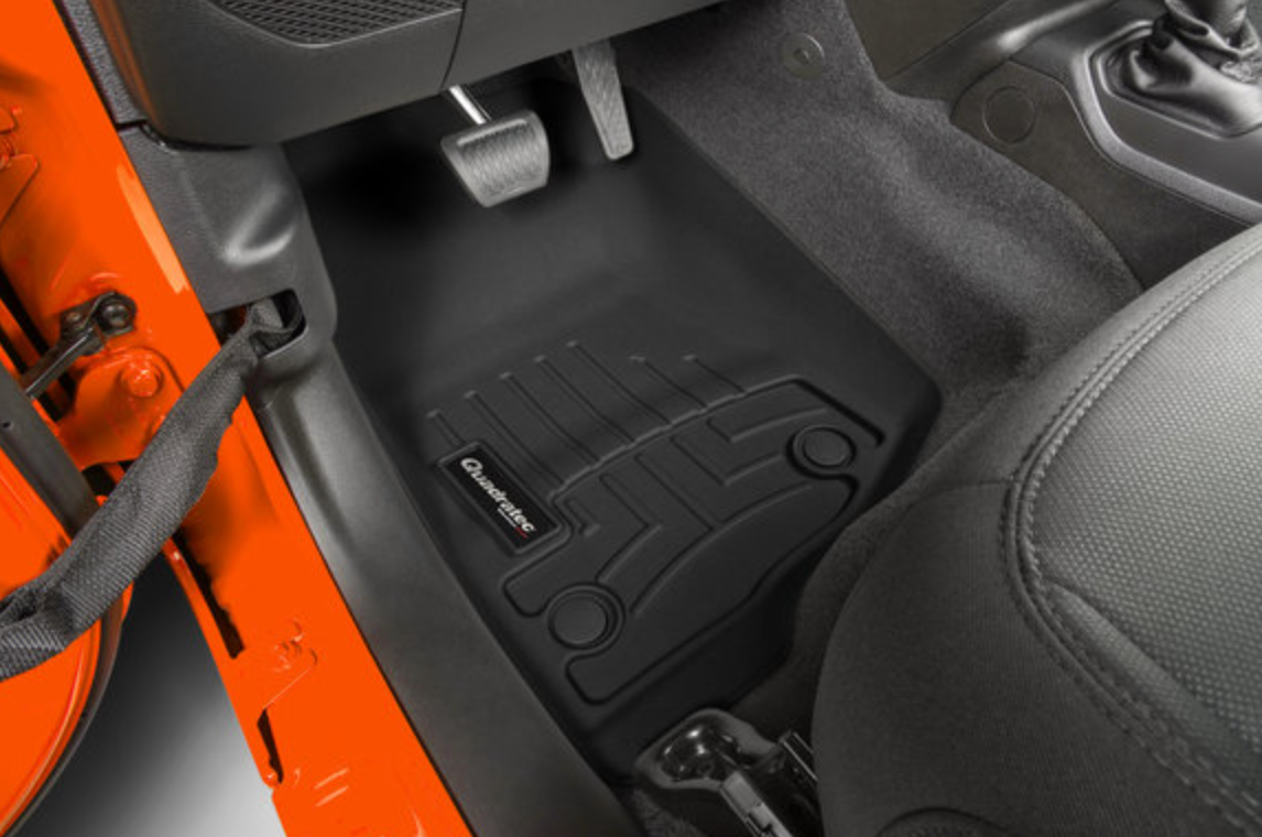 Quadratec DigitalFit Front Liners by WeatherTech for 18-26 Jeep Wrangler JL & Gladiator JT