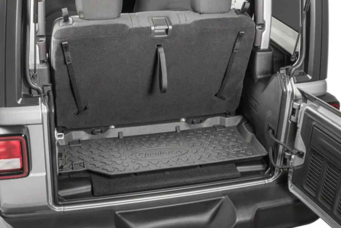 Quadratec Ultimate All Weather Rear Cargo Liner for 18-26 Jeep Wrangler JL 2-Door
