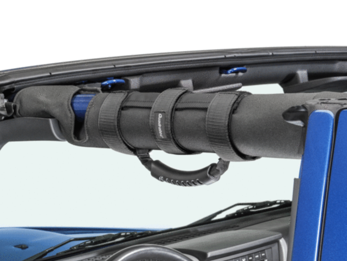Quadratec Ultimate Sport Bar Grab Handles 2024+ Black Pair