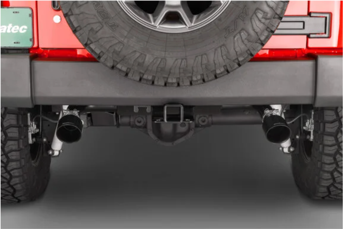 Quadratec Axle Back Exhaust for 07-18 Jeep Wrangler JK