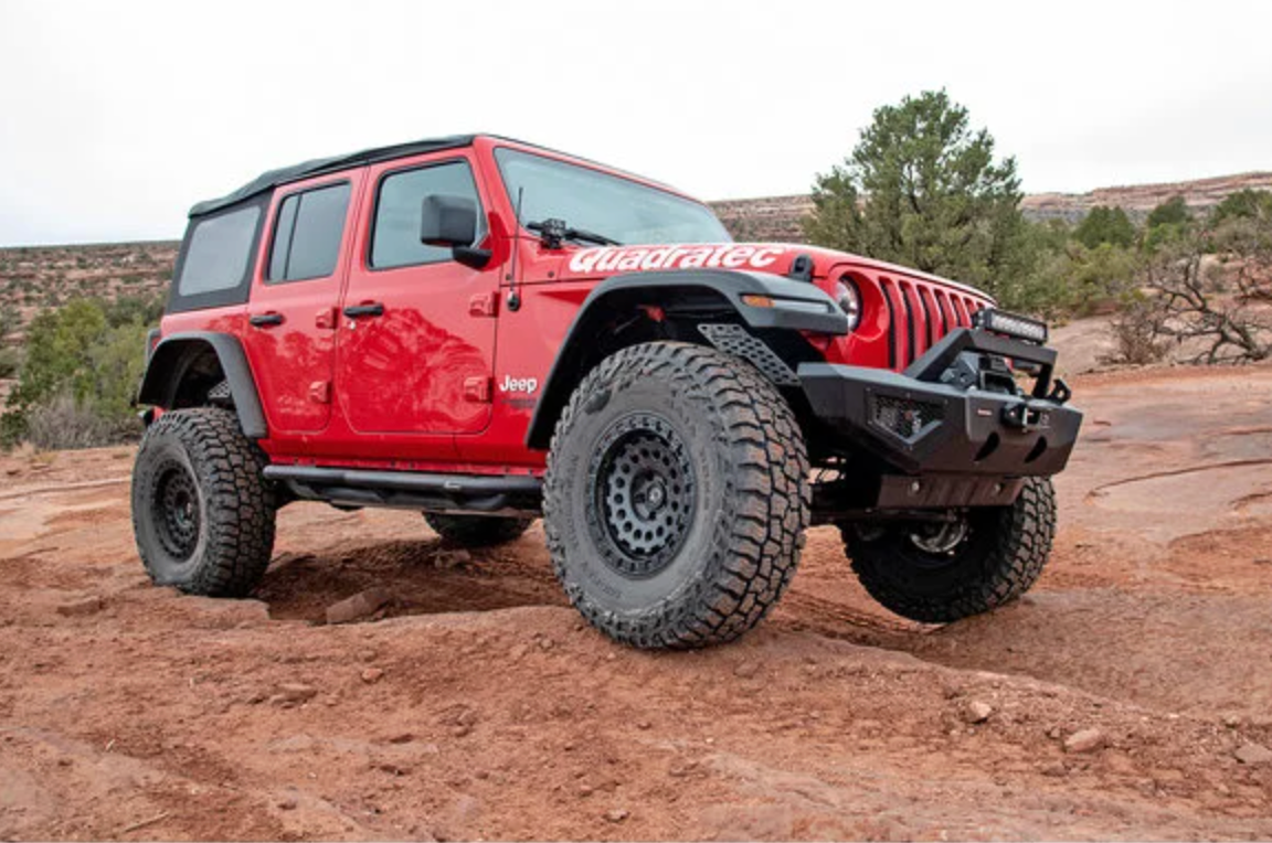 Quadratec 12247-0012 Aluminum Inner Fender Liners Front & Rear Inner Fender Liners for 18-26 Jeep Wrangler JL