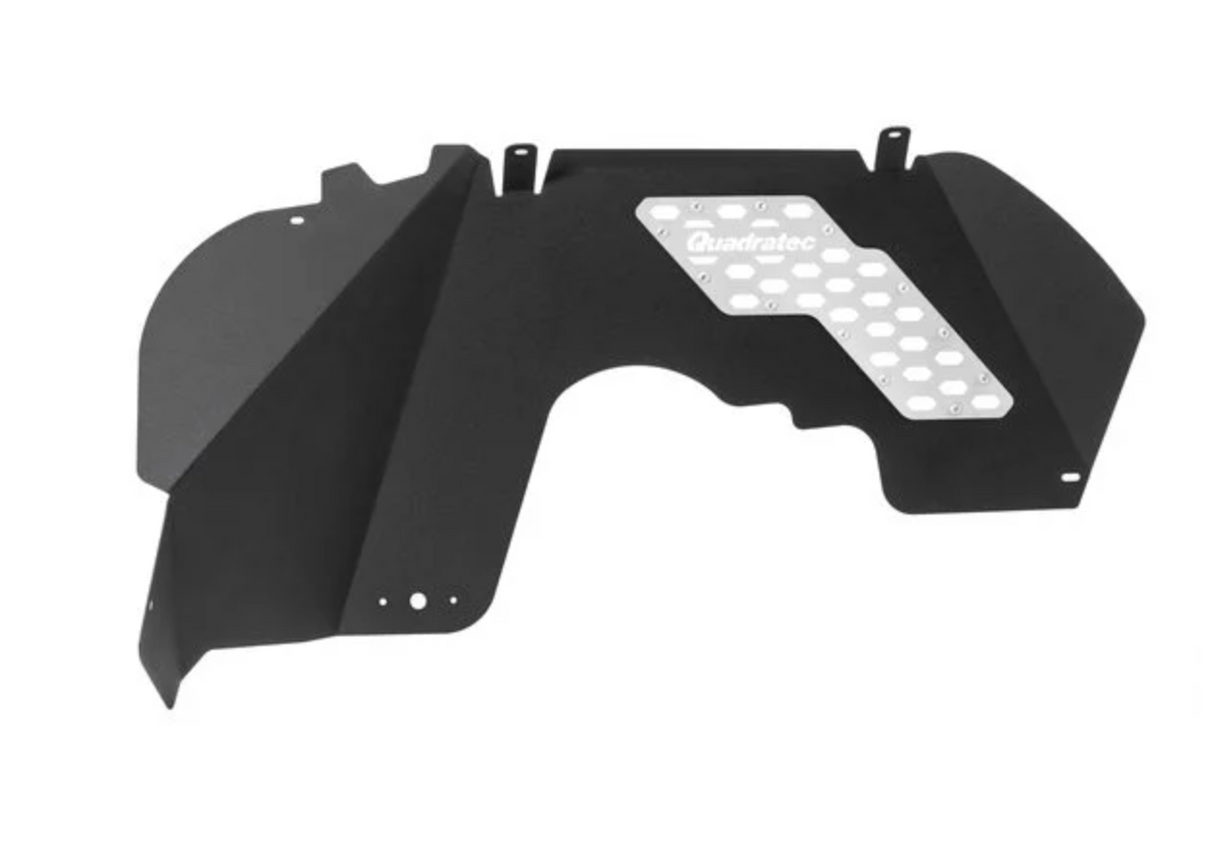 Quadratec 12247-0012 Aluminum Inner Fender Liners Front & Rear Inner Fender Liners for 18-26 Jeep Wrangler JL