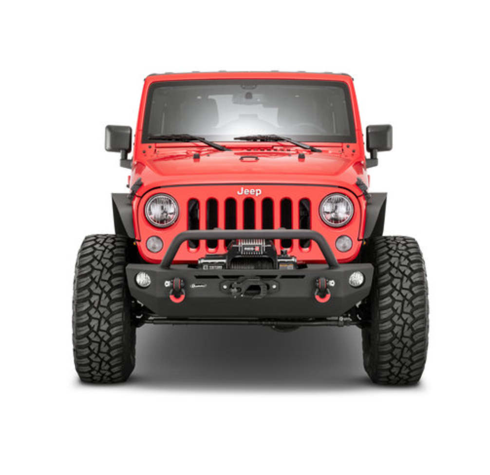 Quadratec Steel Slim Flat Fender Flares for 07-18 Jeep Wrangler JK