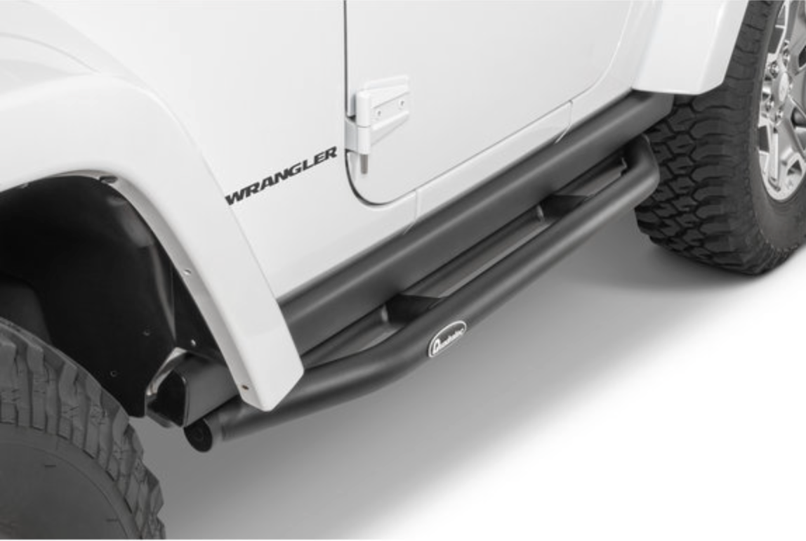 Quadratec QRC Rock Sliders for 07-18 Jeep Wrangler Rubicon JK 2-Door