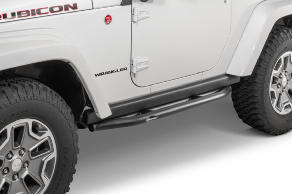 Quadratec QRC Rock Sliders for 07-18 Jeep Wrangler Rubicon JK 2-Door