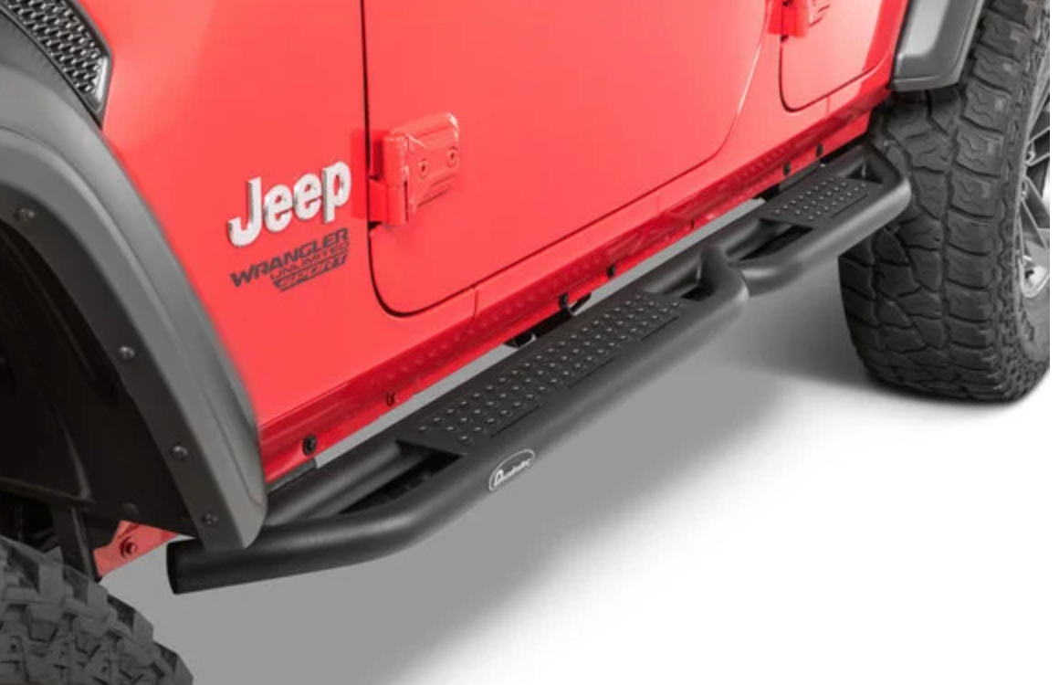 Quadratec QRC Side Armor with Step for 18-26 Jeep Wrangler JL Unlimited 4-Door