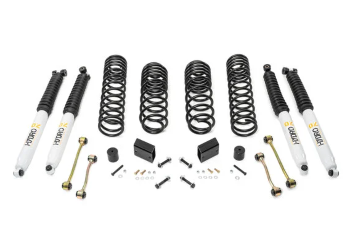 Quadratec Maximum Duty 2.5" Coil Spring Suspension Lift Kit for 18-23 Jeep Wrangler Unlimited JL 4-Door Sport Sahara