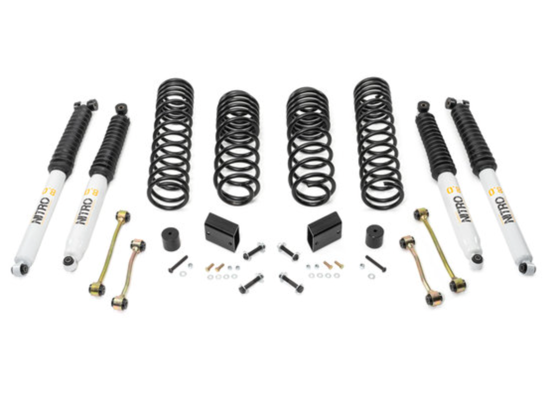 Quadratec Maximum Duty 2.5" Coil Spring Suspension Lift Kit for 18-23 Jeep Wrangler Unlimited JL 4-Door Sport Sahara