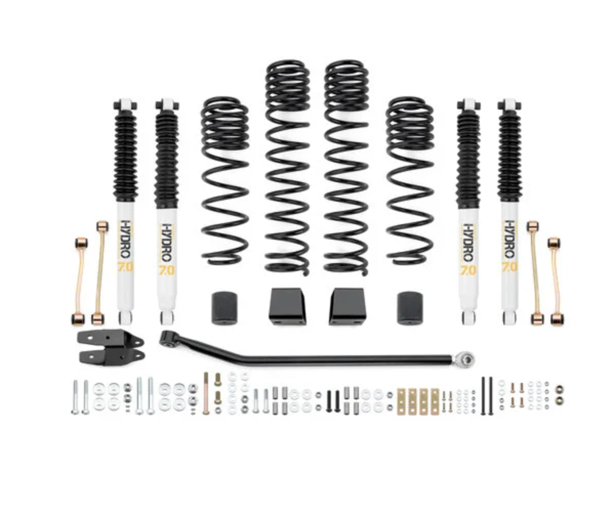 Quadratec Maximum Duty 3.5" Coil Spring Suspension Lift Kit for 18-23 Jeep Wrangler JL Unlimited 4-Door Rubicon