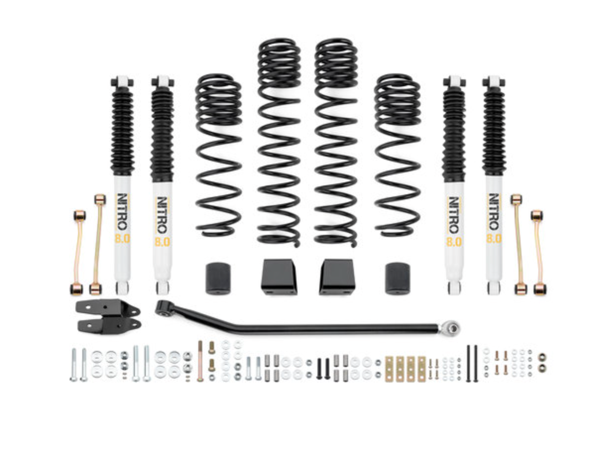 Quadratec Maximum Duty 3.5" Coil Spring Suspension Lift Kit for 18-23 Jeep Wrangler JL Unlimited 4-Door Rubicon