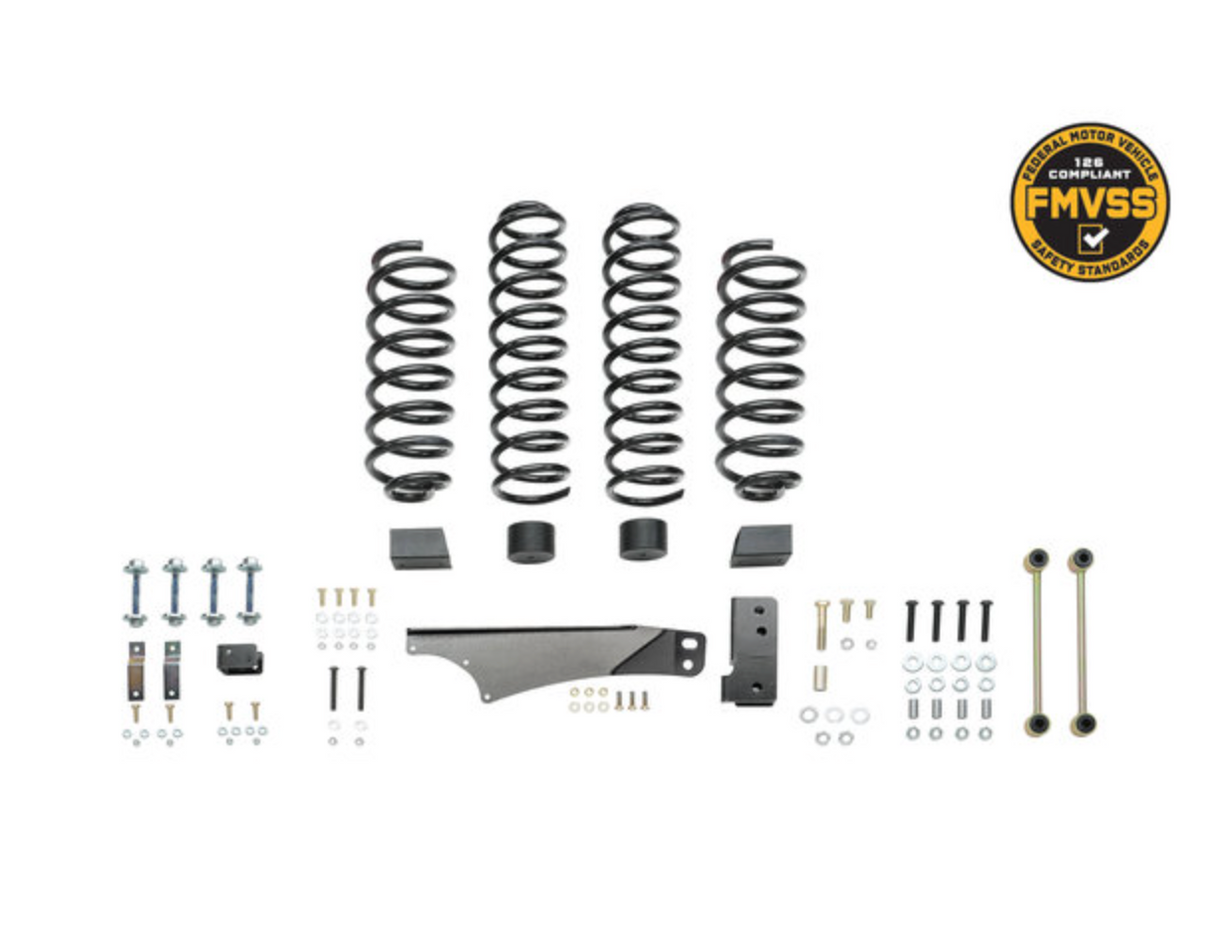 Quadratec Maximum Duty 3.5in Coil Spring Suspension Lift Kit for 07-18 Jeep Wrangler JK Unlimited 4-Door