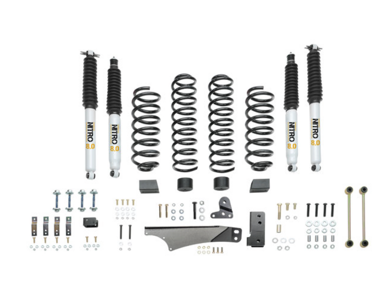 Quadratec Maximum Duty 3.5in Coil Spring Suspension Lift Kit for 07-18 Jeep Wrangler JK Unlimited 4-Door
