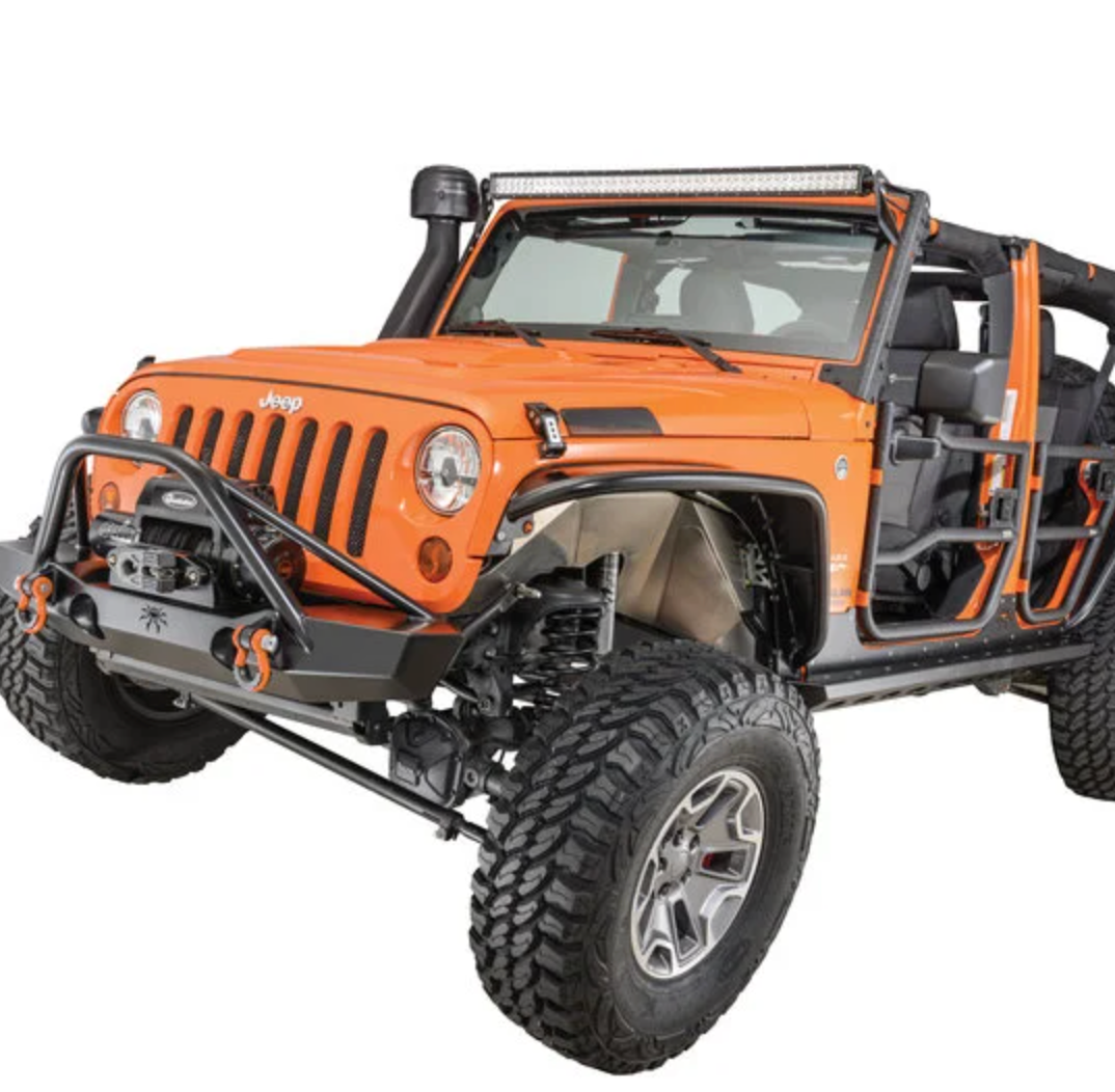 Quadratec 3.5” Coil Spring Suspension Kit with FOX IFP Mono-Tube Shocks for 07-18 Jeep Wrangler JKU Unlimited