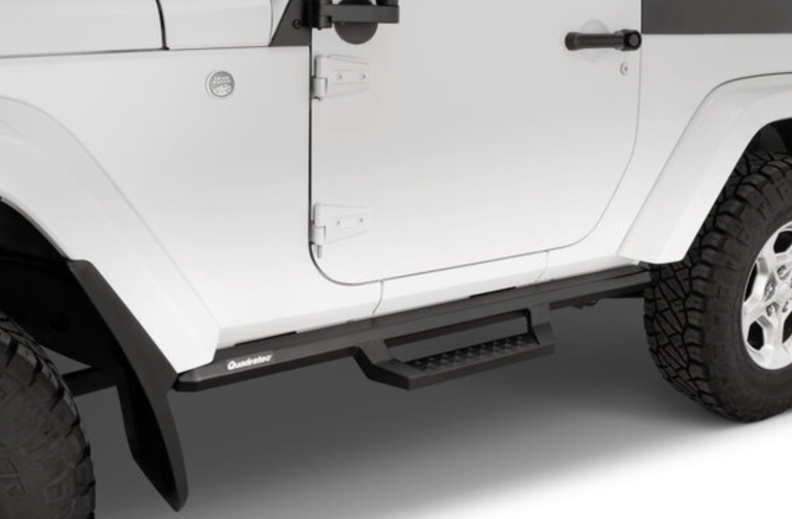Quadratec QRC Drop Steps for 07-18 Jeep Wrangler JK 2-Door
