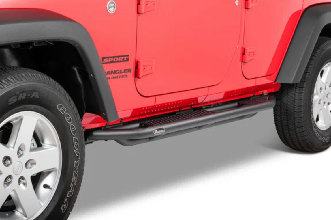 Quadratec QRC Side Armor with Step for 07-18 Jeep Wrangler Unlimited JK